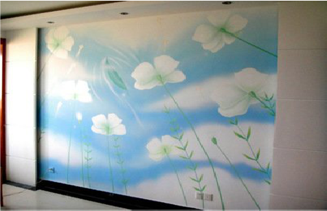 砚山画墙绘怎么画好白云的蓬松感？