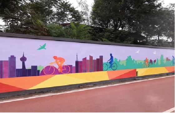 砚山墙体彩绘-围墙