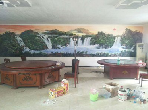 砚山墙绘-写实风景