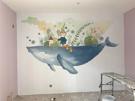 砚山手绘墙的特点及优势。