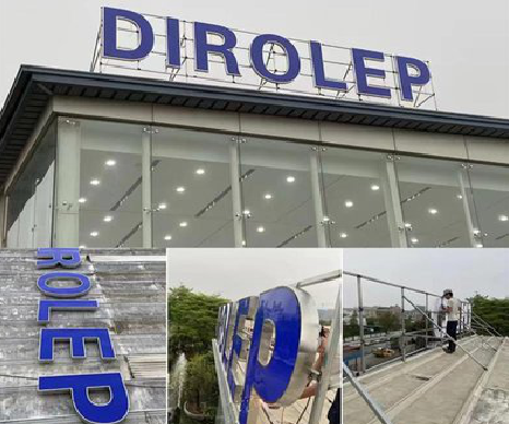 砚山楼顶发光字安装的注意事项。